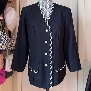 Vintage Black Blazer Classic Breakfast at Tiffany’s